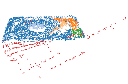 Original HDD scan 1 with noisy and duplicated points