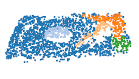 GUARD filtering and segmentation result for HDD scan 1